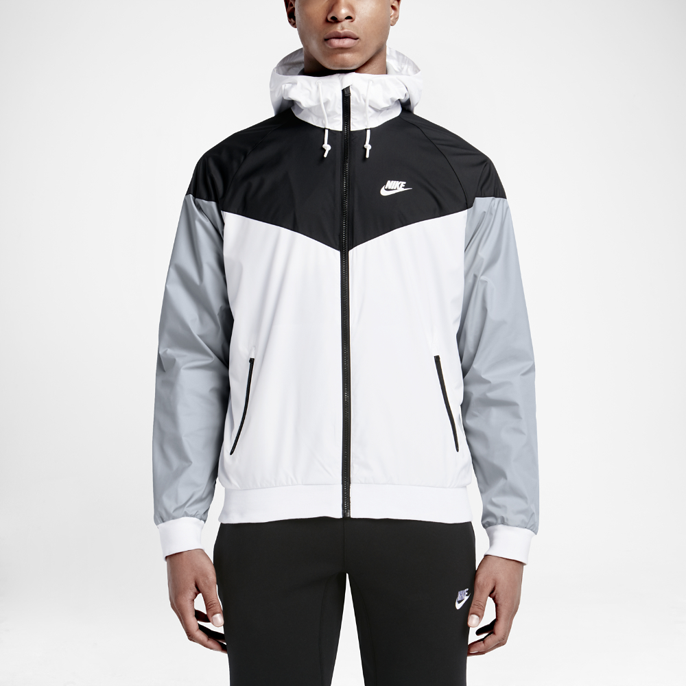 white nike jacket s